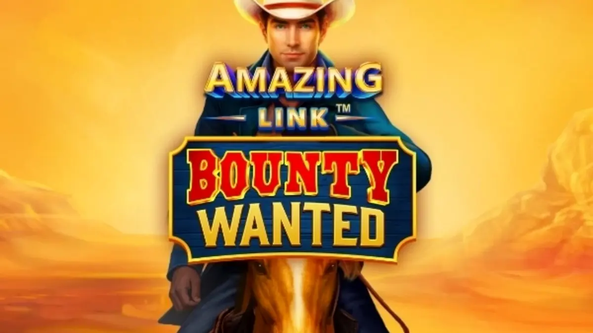 Amazing Link Bounty Wanted slot game interface sa isang disyerto