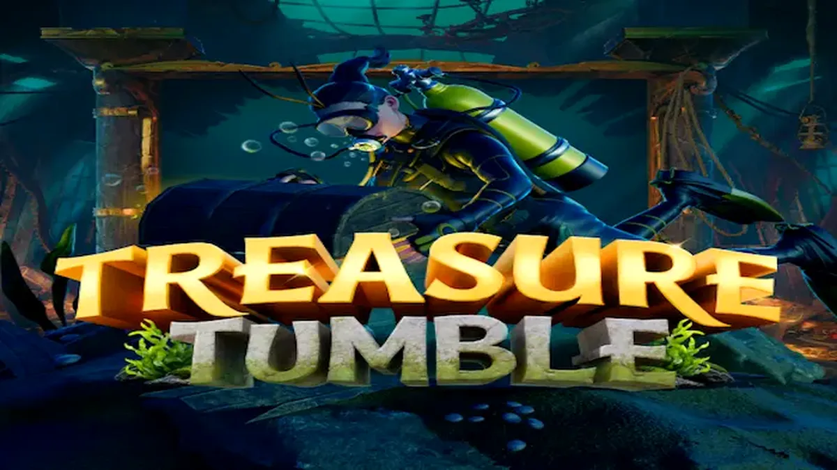 Isang underwater treasure hunt theme sa isang 8x8 grid slot game.